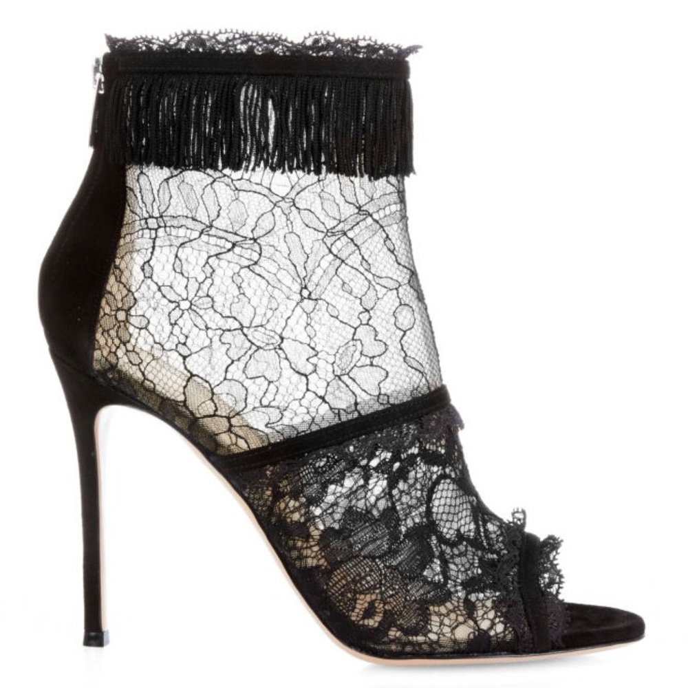 NEW IN BOX GIANVITO ROSSI LIBERTY LACE HEELS
